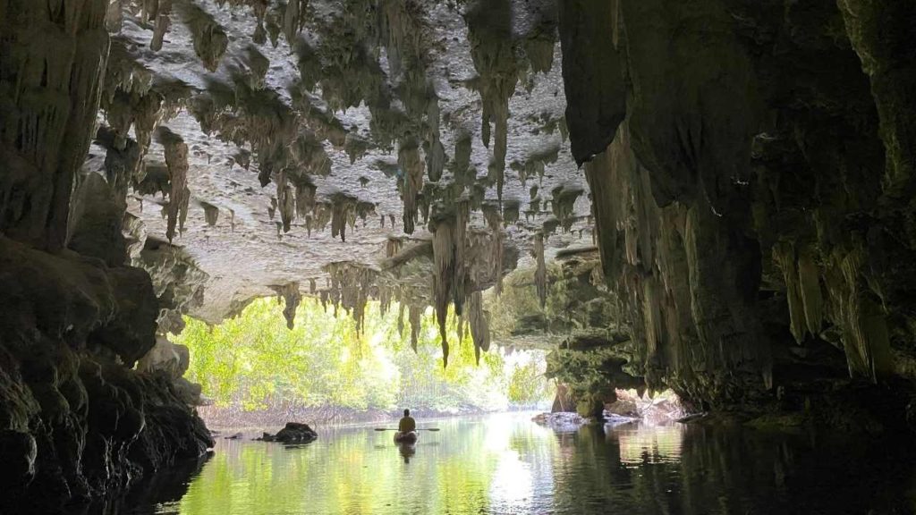 Kayaking Lot Cave