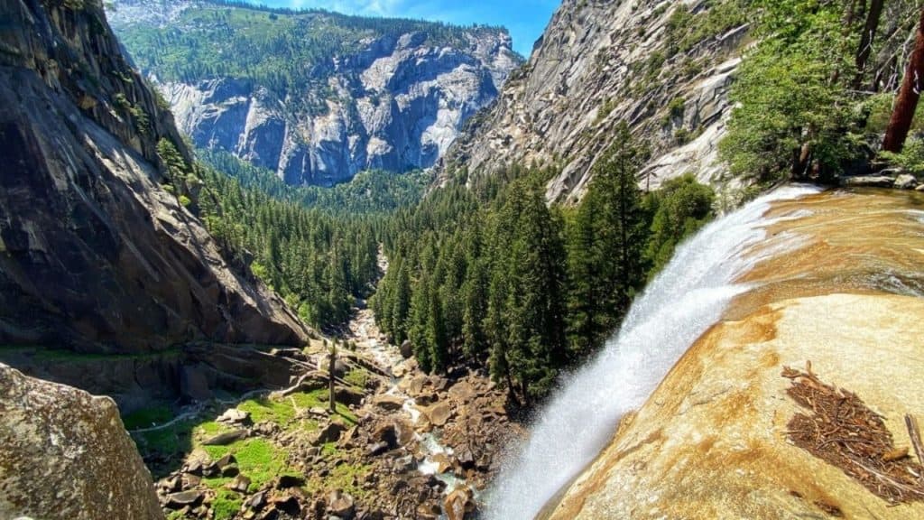 Top view of Vernal Falls at Yosemite National Park. 5 Tips for Yosemite National Park