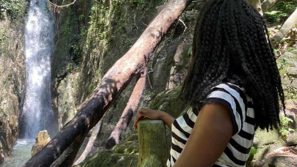 Kendra admiring Bang Pae Waterfall. 5 things you will love about Bang Pae Waterfall