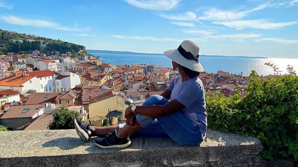 The view from St. George's Church - Is Piran Slovenia Worth Visiting