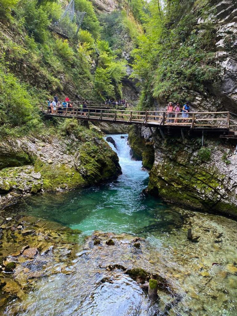 Bridge in vintgar gorge