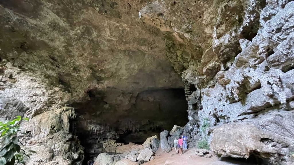 Kendra inside Rio Frio Cave
