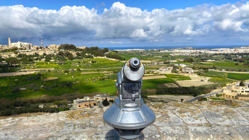 Bastion Square Viewpoint in Mdina Malta