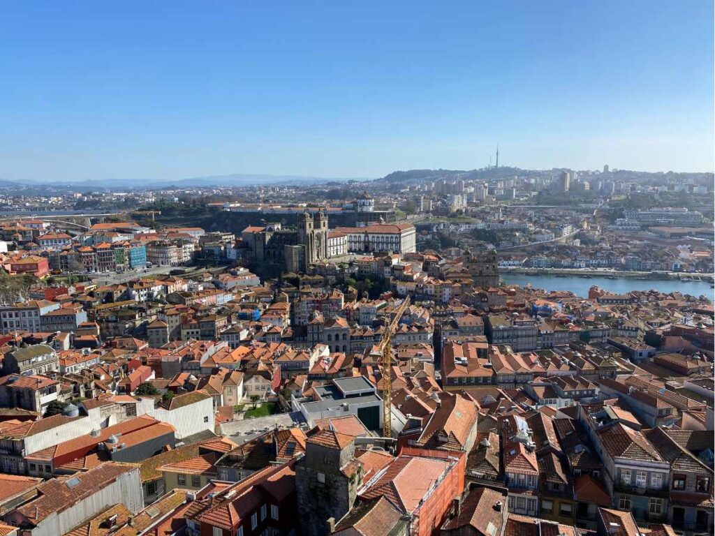 The view from Clerigos Tower - Things to Do in Porto