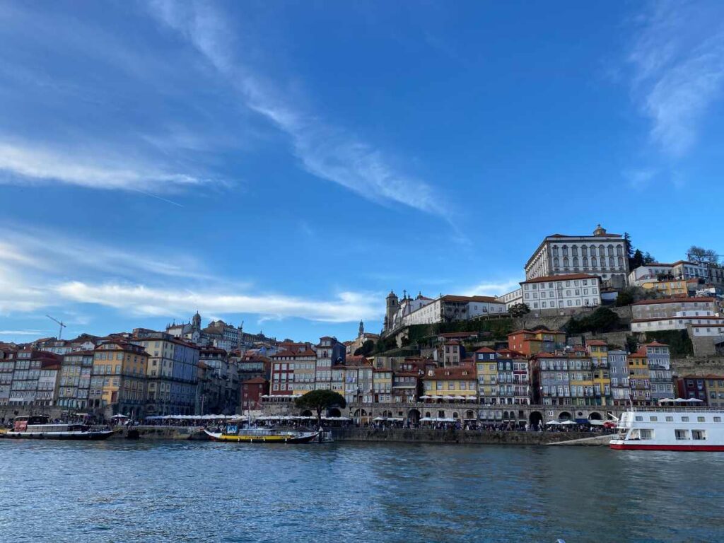 The view of Porto from Gaia's riverfront