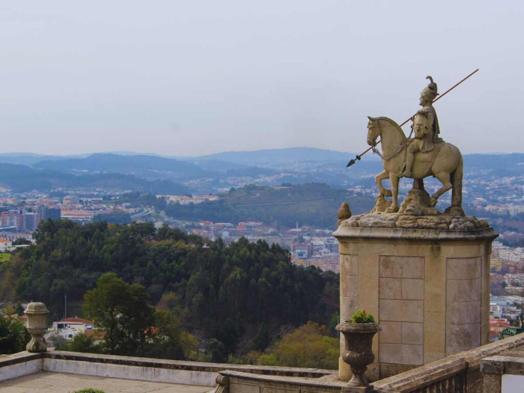 The beautiful views at Bom Jesus do Monte in Braga