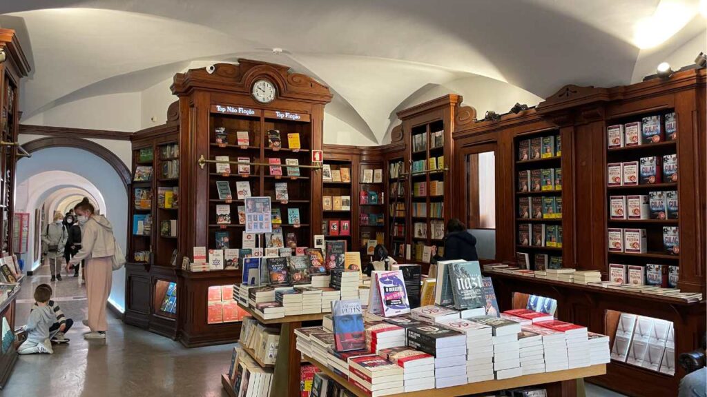 Bertrand Bookstore in Lisbon Portugal