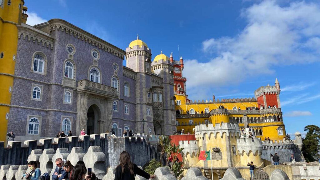 Pena Palace in Sinta Portual - a 4-day Lisbon Itinerary