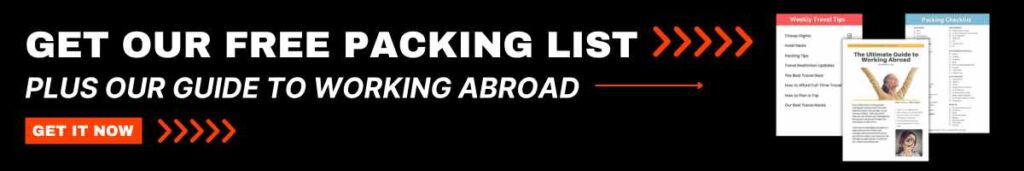 Get our free packing list