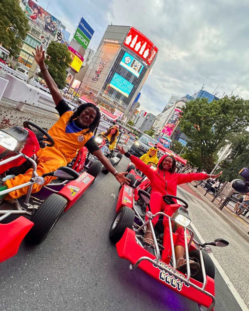 Shibuya Kart through the streets of Shibuya, Tokyo. 
