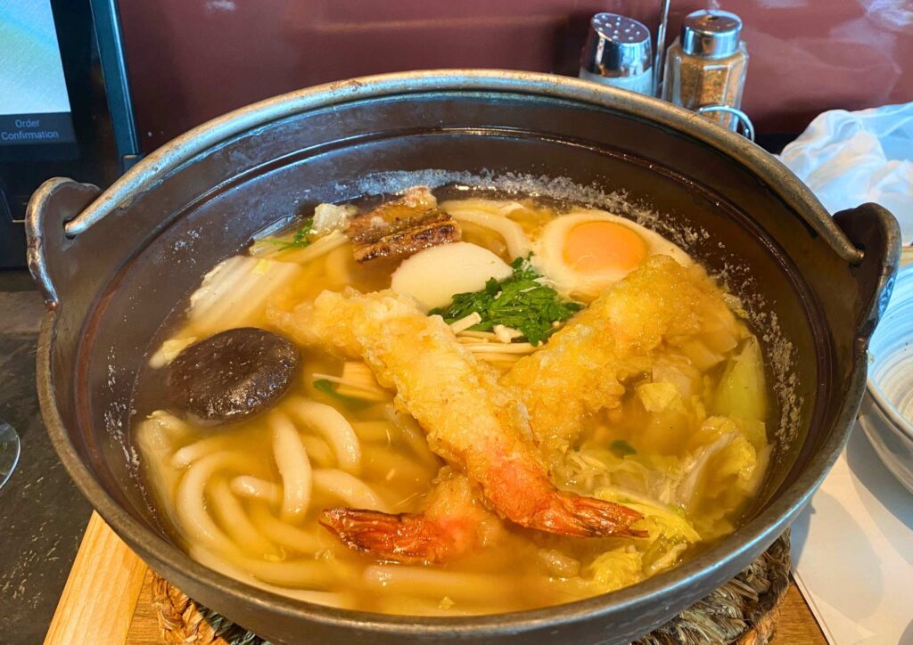 Udon Noodle Bowl at Tsuru TonTan