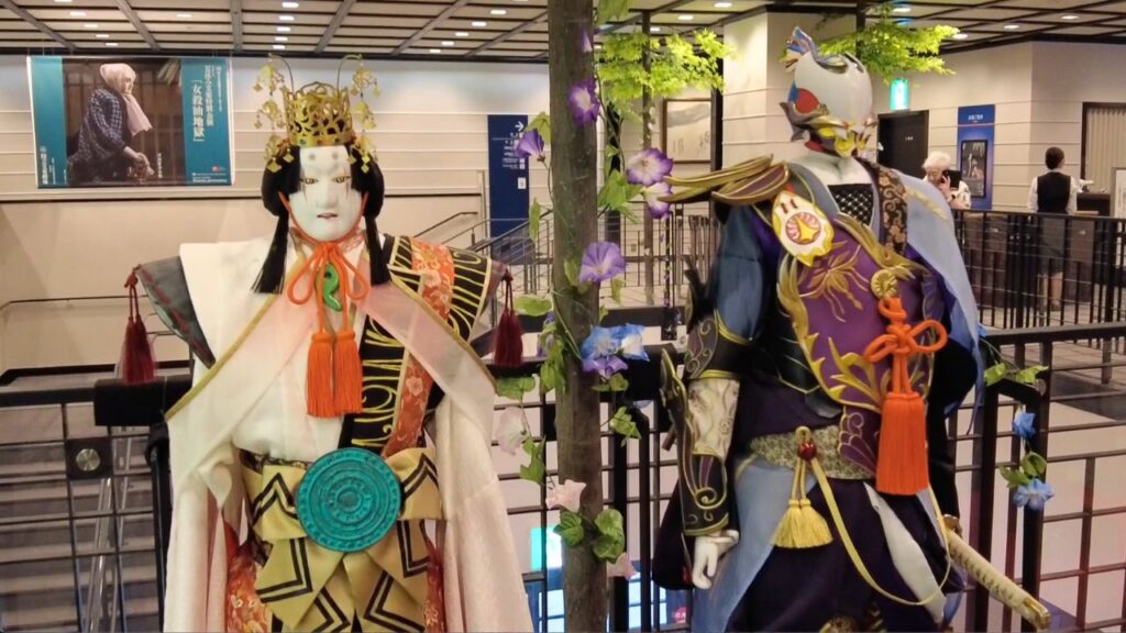 Bunraku puppet at the Bunraku National Theater