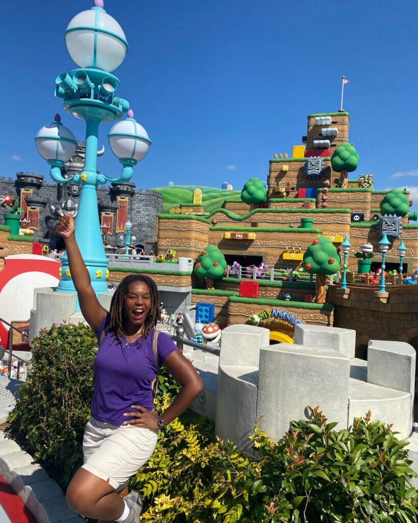 Kendra at Super Mario World at Universal Studios Osaka