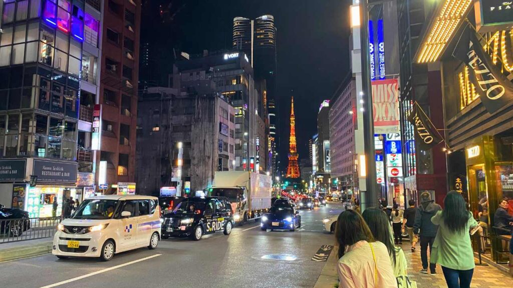Tokyo Japan at night - Roppongi