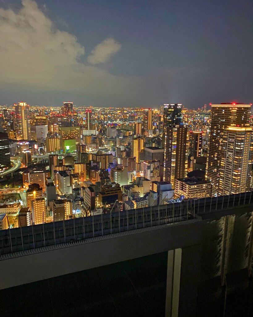 Night views at Umeda Sky