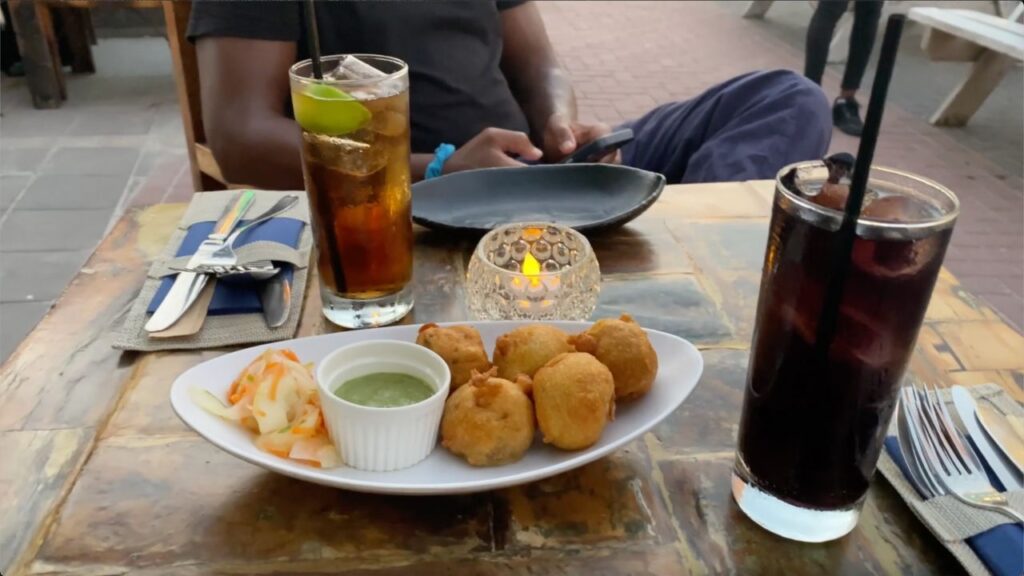 Batata Vada at Ginger Restaurant
