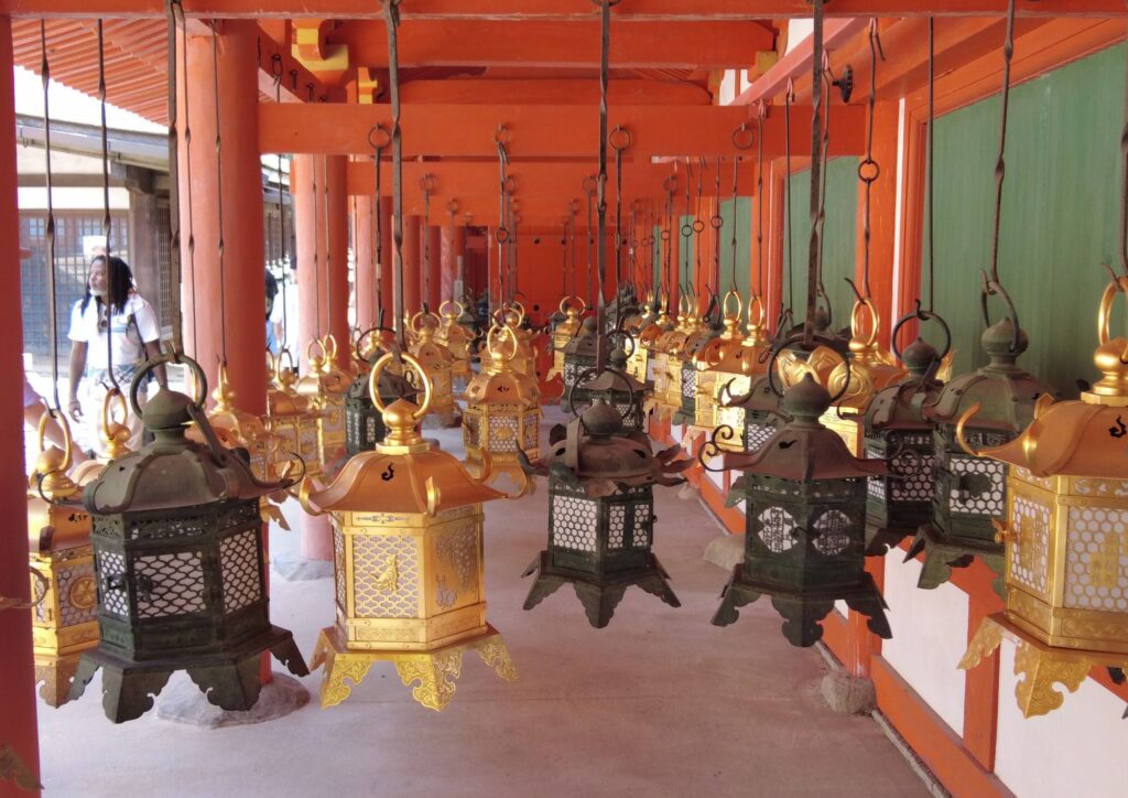 The lanterns of Kasuga Taisha Shirin a great thing to do in Nara Japan