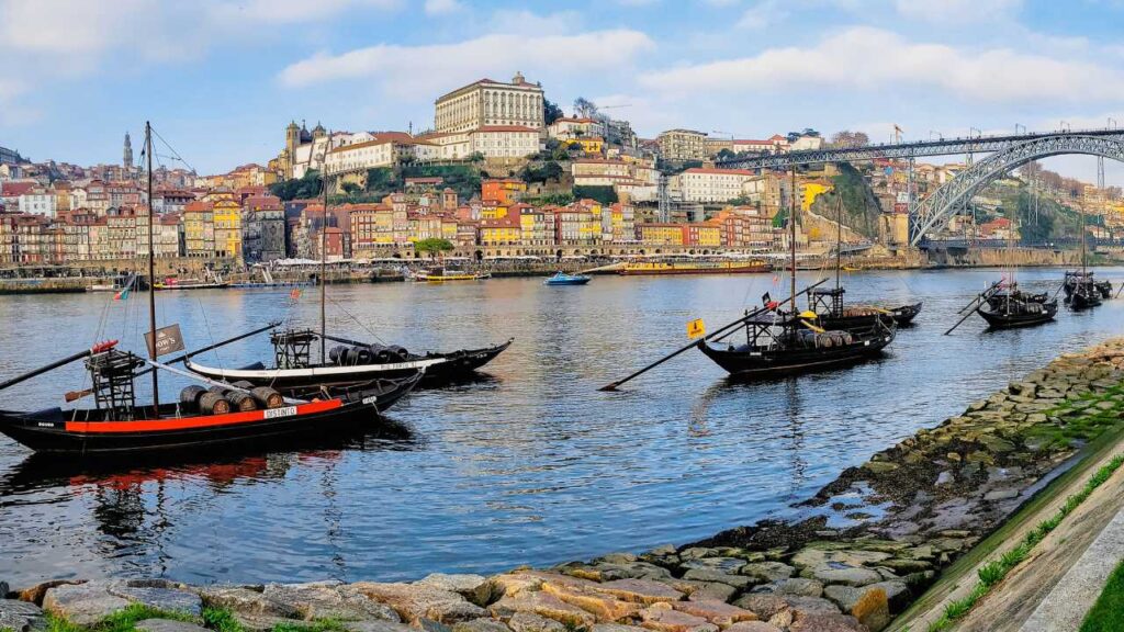 Boats in Porto Portugal
