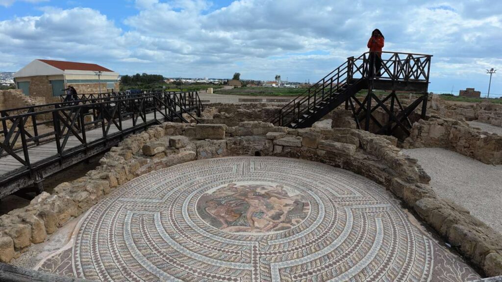 Nea Paphos mosaic tiles - the best things to do in Paphos