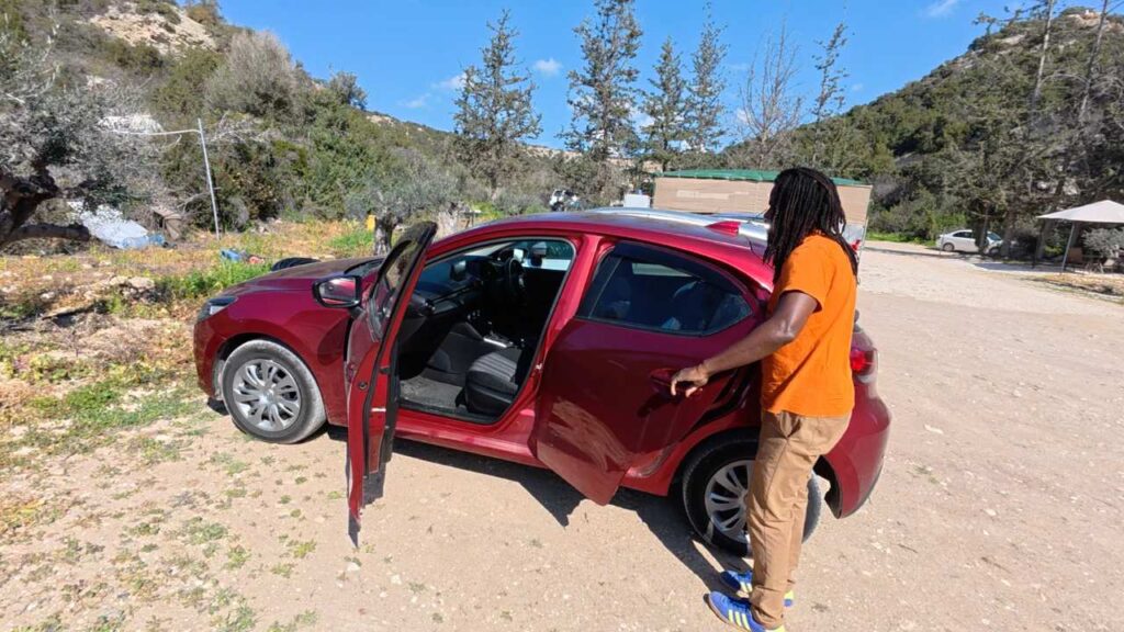 David with his Cyprus Car Rental